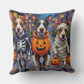 チェサピークベイテリアードッグズハロウィーンコスチューム クッション (裏面)