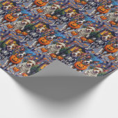 チェサピークベイテリアードッグズハロウィーンコスチューム ラッピングペーパー (角)