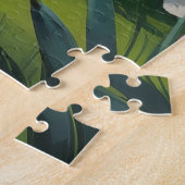 チェサピークベイテリア春の花絵を描ズ ジグソーパズル (側面)