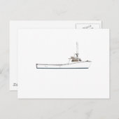 チェサピークベイデッドライズボート ポストカード (正面/裏面)