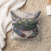 チェサピークベイブルーカニ装飾用クッション クッション (ブランケット)