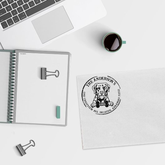 チェサピークベイリトリエバードッグファミリー差出人住所 ラバースタンプ