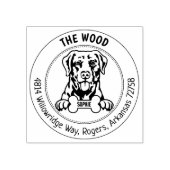 チェサピークベイリトリエバードッグ差出人住所ファミリー ラバースタンプ (インプリント)