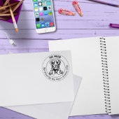 チェサピークベイリトリエバードッグ差出人住所ファミリー ラバースタンプ