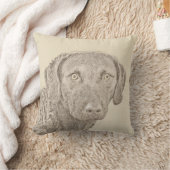 チェサピークベイ·レトリ絵画バーのオリジナル犬アート クッション (ブランケット)