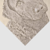 チェサピークベイ·レトリ絵画バーのオリジナル犬アート 薄葉紙 (詳細)