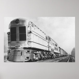 チェサピーク及びオハイオ州の鉄道"500"機関車 ポスター