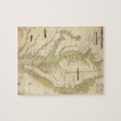 チェサピーク湾とデラウェア湾の図 ジグソーパズル (横)