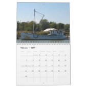 チェサピーク湾のボート カレンダー (2月 2027)