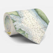 チェサピーク湾のヴィンテージの地図 ネクタイ (ロール)