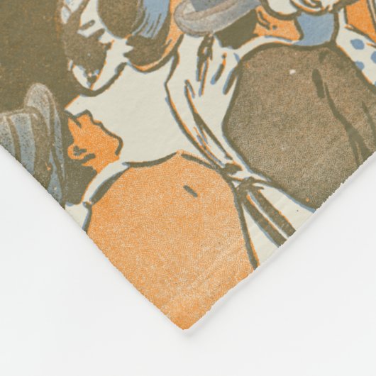 チェサピーク湾の下の航海 フリースブランケット (角)