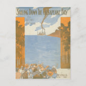 チェサピーク湾を下る ポストカード (正面)