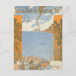 チェサピーク湾を下る ポストカード