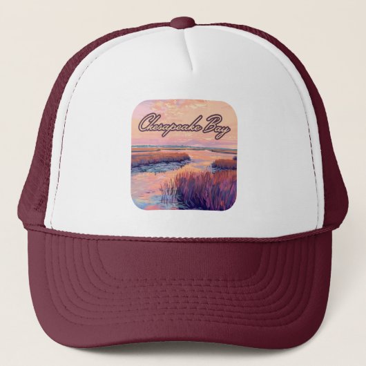 チェサピーク湾アナポリスメリーランドバージニアサンライズ キャップ (正面)