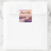 チェサピーク湾アナポリスメリーランドバージニアサンライズ スクエアシール (バッグ)