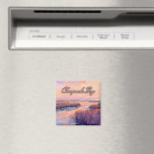 チェサピーク湾アナポリスメリーランドバージニアサンライズ マグネット (インサイチュ (食洗機))