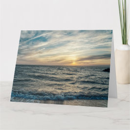 チェサピーク湾サンライズ折り畳みグリーティングカード カード