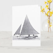 チェサピーク湾スキップジャック カード (黄色い花)