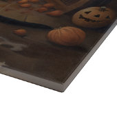 チェサピーク湾テリアパンプキンスハロウィーン怖い カッティングボード (角)