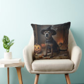 チェサピーク湾テリアパンプキンスハロウィーン怖い クッション (椅子)