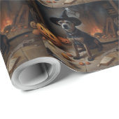 チェサピーク湾テリアパンプキンスハロウィーン怖い ラッピングペーパー (ロールコーナー)