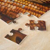 チェサピーク湾テリア秋の収穫感謝祭 ジグソーパズル (側面)