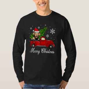 チェサピーク湾リトリエバードッグレッドトラックに乗ってChri Tシャツ