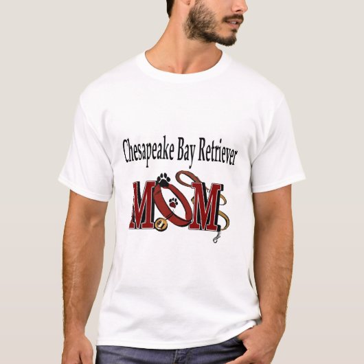 チェサピーク湾リトリエバーママのギフト Tシャツ (正面)