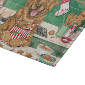 チェサピーク湾リトリバーベーキング:フェスティバルクリスマス カッティングボード (角)