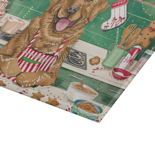 チェサピーク湾リトリバーベーキング:フェスティバルクリスマス カッティングボード (角)