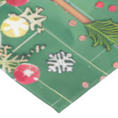 チェサピーク湾リトリバーベーキング:フェスティバルクリスマス テーブルクロス (アングル)