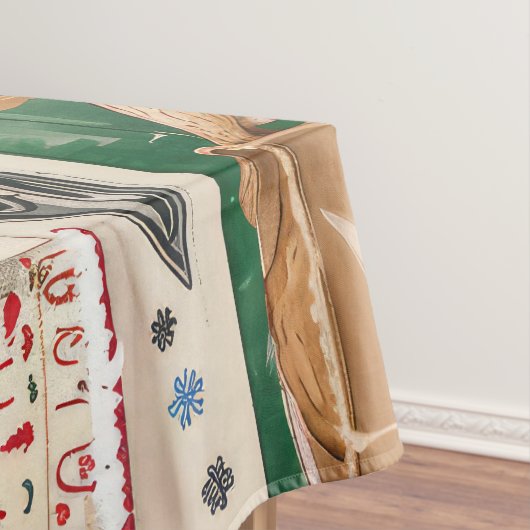 チェサピーク湾リトリバーベーキング:フェスティバルクリスマス テーブルクロス (インサイチュ)