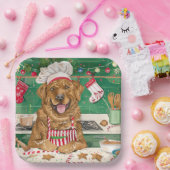 チェサピーク湾リトリバーベーキング:フェスティバルクリスマス ペーパープレート (パーティー)