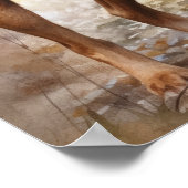 チェサピーク湾レトリエバードッグアートプリントポスター ポスター (角)