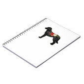 チェサピーク湾レトリエバードッグブリードボヘミアンフローラ ノートブック (左側)