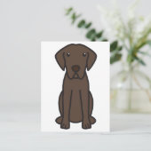 チェサピーク湾レトリエバードッグマンガ ポストカード (スタンド正面)