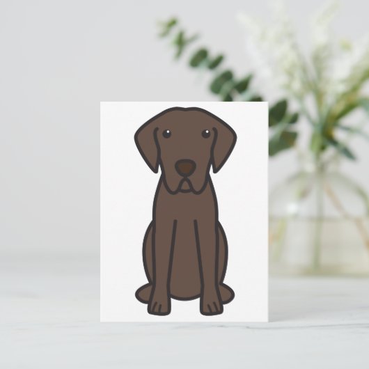 チェサピーク湾レトリエバードッグマンガ ポストカード (スタンド正面)