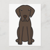 チェサピーク湾レトリエバードッグマンガ ポストカード (正面)