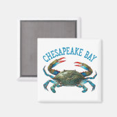 チェサピーク湾ヴィンテージ マグネット (正面/裏面)