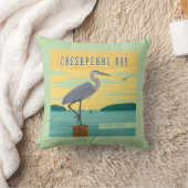 チェサピーク湾北アメリカ最大の河口 クッション (ブランケット)