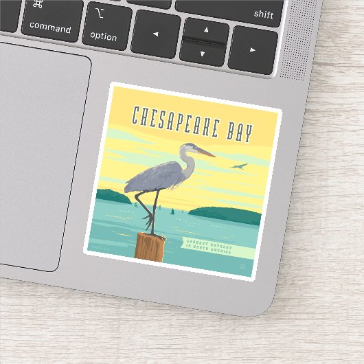 チェサピーク湾北アメリカ最大の河口 シール (詳細)