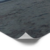 チェサピーク湾橋サンセットポスター ポスター (角)