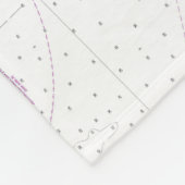 チェサピーク湾海図を持つ青いカ航海のニ フリースブランケット (角)