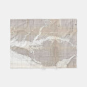 チェサピーク湾(1866年)のヴィンテージの地図 フリースブランケット (正面(横))