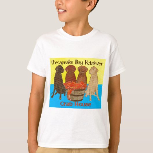 チェサピーク湾Retriver Crabhouse Tシャツ (正面)