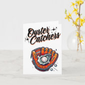 チェサピーク牡蠣キャッチャー野球 カード (黄色い花)