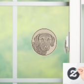 チェサピーク絵画ベイリトリバーオリジナルドッグアート ウィンドウサイン (ホーム)