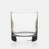 チェサピーク絵画ベイリトリバーオリジナルドッグアート ウイスキーグラス (左)