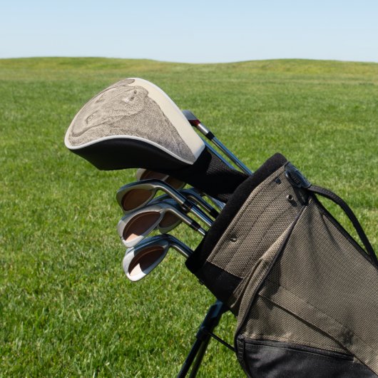 チェサピーク絵画ベイリトリバーオリジナルドッグアート ゴルフヘッドカバー (インサイチュ)