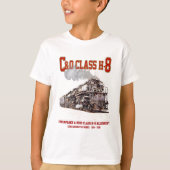 チェサピーク・アンド・オハイオ鉄道H8形蒸気機関車 2-6-6-6 Tシャツ (正面)